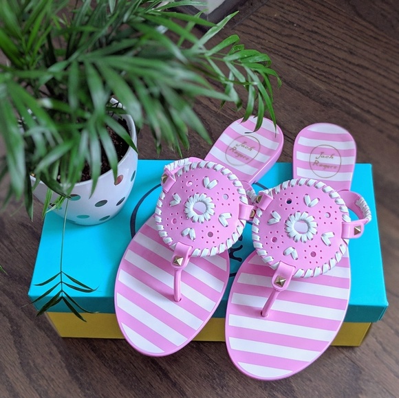 Jack Rogers Shoes - Jack Rogers Striped Georgica Jelly